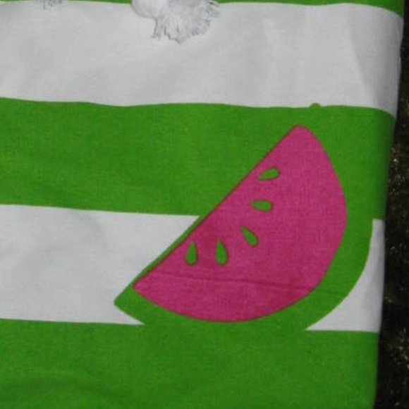 Tote Lime Green and White 16L x 16W 6D New - Picture 2 of 4